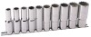DRAPER EXPERT 10MM - 24MM 1/2\\\" SQUARE DRIVE HI-TORQ 10 PIECE SOCKET SET ON RAIL