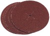 5 X EXTRA COARSE GRADE ALUMINIUM OXIDE SANDING DISCS