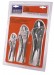 3 PIECE CURVED JAW SELF GRIP PLIERS SET