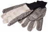 MEDIUM COTTON POLKA DOT NON SLIP PALM WORK GLOVES