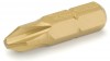 DRAPER EXPERT BAG OF 10 NO 2 CROSS SLOT X 25MM X 1/4\\\" HEXAGON TITANIUM NITRIDE COATED SCREWDRIVER BITS