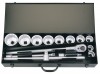 15 PIECE 1\\\" SQUARE DRIVE ELORA MASTER METRIC SOCKET SET