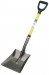 FIBREGLASS SHAFTED SQUARE MOUTH BUILDERS SHOVEL