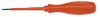 DRAPER EXPERT 2.5MM X 75MM INSULATED PLAIN SLOT SCREWDRIVER