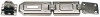160MM HEAVY DUTY SINGLE HINGE STEEL HASP AND STAPLE WITH FIXINGS