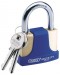32MM SOLID BRASS PADLOCK & 2 KEYS WITH HARDENED STEEL SHACKLE & BUMPER
