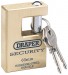 56MM EXPERT QUALITY CLOSE SHACKLE SOLID BRASS PADLOCK & 2 KEYS WITH HARDENED STEEL SHACKLE