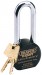 DRAPER EXPERT 63MM HEAVY DUTY ELECTRIC PLATED STAINLESS STEEL PADLOCK & 2 KEYS WITH SUPER TOUGH MOLYBDENUM STEEL 75MM LO