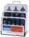 12 PIECE 1/4\\\" TCT ROUTER BIT SET