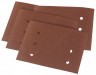 PACK OF TEN 115 x 145MM 100 GRIT ALUMINIUM OXIDE SANDING SHEETS