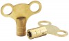 PAIR OF BRASS RADIATOR KEYS