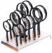 COUNTERTOP DISPLAY OF 12 ROUND MAGNIFIERS