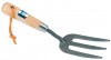CARBON STEEL HEAVY DUTY WEEDING FORK WITH ASH HANDLE