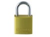 Abus 72/40 Aluminium Padlock Yellow Keyed Alike  TT60123