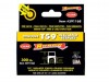 Arrow Insulated Staples (300) 6x6mm - Clear