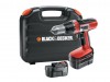 Black & Decker PS142KB AUTOSELECT Cordless Drill + 2 Batts & Kitbox