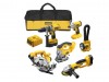 DeWalt DC6PAKBV Cordless Six Tool Combo Pack 18 Volt