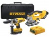 DeWalt DC925JB 18 Volt Cordless Twin Pack - Jigsaw & Hammerdrill