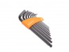 Faithfull Metric 9 Piece Hexagon Key Set - Long Arm Ball End