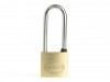 Faithfull Contract Padlock Brass 38mm Long Shackle