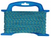 Faithfull Braided Rope Blue Yellow 25m x 3mm