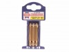 Faithfull Pozi 2 Titanium Screwdriver Bits 75mm Length Pack of 3