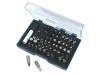 Faithfull Titanium Screwdriver Bit Set Cv 61pc