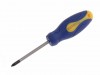 Faithfull Pozidriv Soft Grip Screwdriver 1pz x 75mm