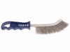 Faithfull Wire Scratch Brush Stainless Steel Blue Handle