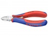 Knipex Electronics Diagonal Cut Pliers - Round Bevelled 77 12 115