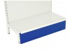 Merchandising Kick Plate for Base Shelf Storage Disply