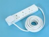 Masterplug 4 Gang Extension Lead 5 Meter 13a White