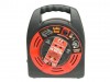 Masterplug Hand Bag Cassette Reel Red 20m 13a 4 Socket Thermal Cutout