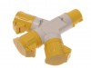 Masterplug LVMS3MP 3-way Splitter 110v