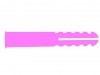 Rawlplug Plastic Plugs Pink - Screw Sizes 6-10 Pack of 100