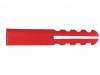 Rawlplug Plastic Plugs (10 X 100) Red (6-8)