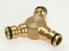 Rehau Brass Y Connector 1/2in