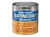 Ronseal Ultra Tough Hardglaze Internal Clear Satincoat Varnish 750ml +33%