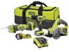 Ryobi CLK124 12 Volt 4-Piece Li-Ion Cordless Kit