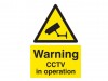Scan Warning CCTV in operation PVC A4 Sign
