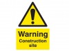 Scan Warning Construction Site PVC A4 Sign