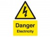 Scan Danger Electricity PVC A4 Sign