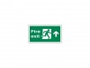 Scan Fire Exit Up PVC A4 Sign
