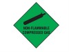 Scan Hazard Diamond Sign Compressed Gas