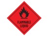 Scan Hazard Diamond Sign Flammable Liquid