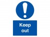 Scan Keep Out PVC A4 Sign