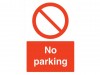 Scan No parking PVC A4 Sign