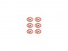 Scan No Smoking 6 pack Self Adhesive Vinyl A4 Sign