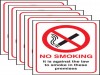 Scan No Smoking Pack (5) Self Adhesive