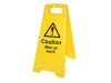Scan Folding Safety Sign - Men at Work